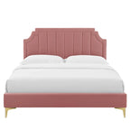 Lit Queen plateforme en velours Gris clair / Rose / Bleu marine / Menthe / Rose poudré / Blanc / Bleu sarcelle / Anthracite – 1 personne