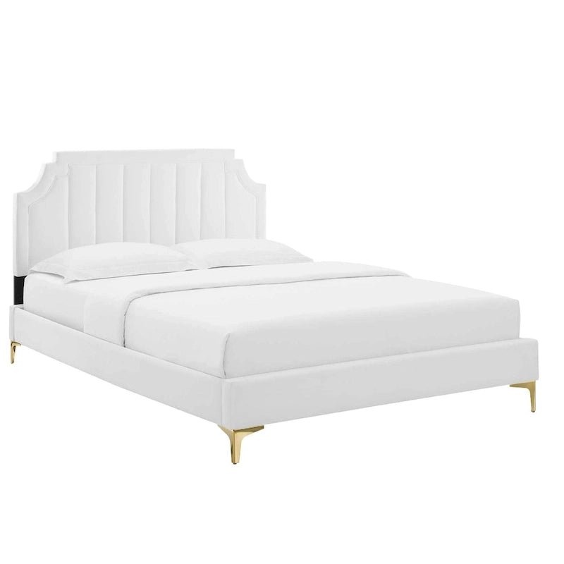 Lit Queen plateforme en velours Gris clair / Rose / Bleu marine / Menthe / Rose poudré / Blanc / Bleu sarcelle / Anthracite – 1 personne
