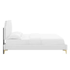 Lit Queen plateforme en velours Gris clair / Rose / Bleu marine / Menthe / Rose poudré / Blanc / Bleu sarcelle / Anthracite – 1 personne