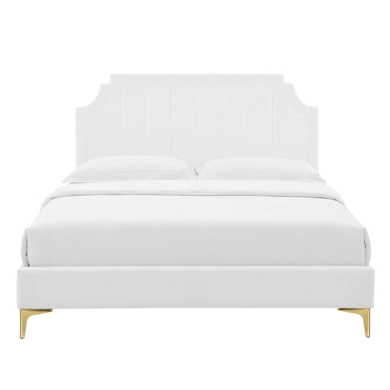 Lit Queen plateforme en velours Gris clair / Rose / Bleu marine / Menthe / Rose poudré / Blanc / Bleu sarcelle / Anthracite – 1 personne
