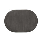 Table à manger en bois gris moyen avec rangement, 4 à 6 places