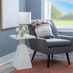 Table d'appoint moderne noire et blanche — Pour 1