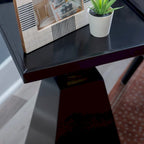 Table d'appoint moderne noire et blanche — Pour 1