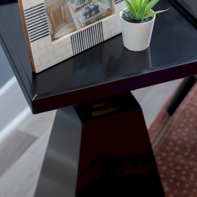 Table d'appoint moderne noire et blanche — Pour 1