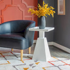 Table d'appoint moderne noire et blanche — Pour 1