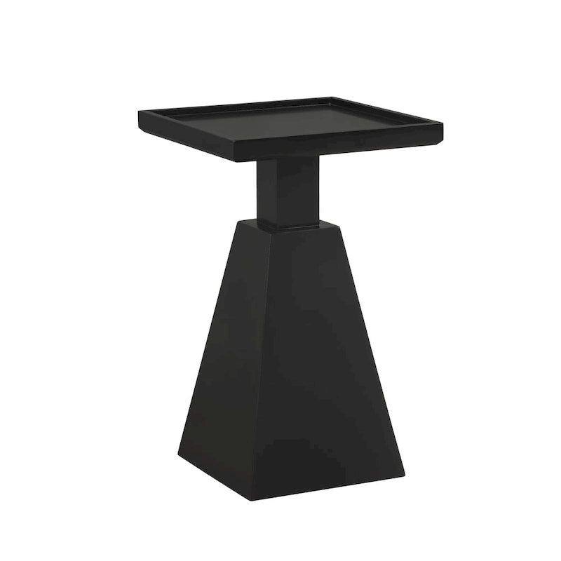 Table d'appoint moderne noire et blanche — Pour 1