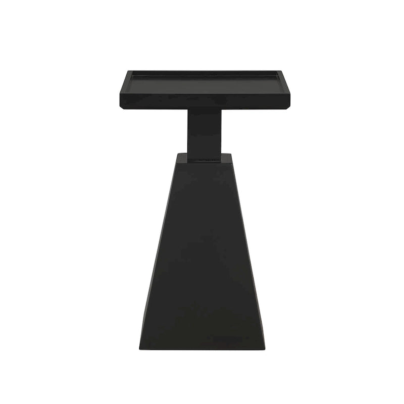 Table d'appoint moderne noire et blanche — Pour 1