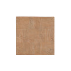 Table d'appoint en bois massif Marron foncé / Marron / Gris foncé — Style moderne, 1 personne