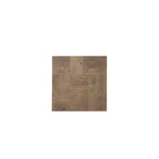Table d'appoint en bois massif Marron foncé / Marron / Gris foncé — Style moderne, 1 personne