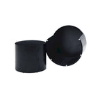 Tables gigognes blanches/noires, lot de 2